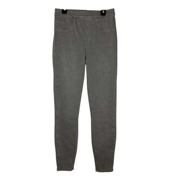 Spanx Women's Small Pull-On Skinny Ankle Pants Gray Stretch Slimming Preowned - Picture 1 of 8